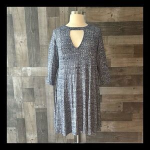 Torrid 2 heathered blue tunic dress dark feminine whimsigoth fairy goth vacation
